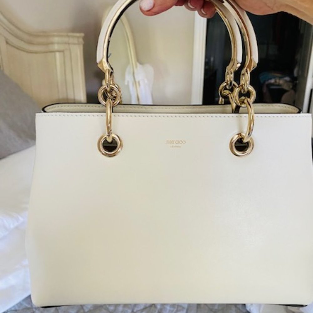 Jimmy Choo Tote/off white